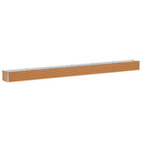 Vidaxl verhoogde plantenbak 582 x 50 x 36 cm gegalvaniseerd staal