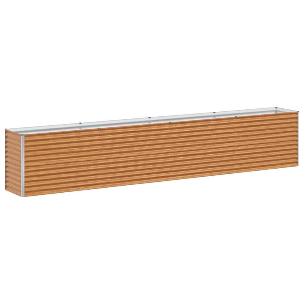 Vidaxl verhoogde plantenbak licht bruin 390 x 50 x 68 cm