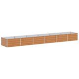 Vidaxl verhoogde plantenbak licht bruin 480 x 80 x 45 cm