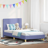 Vidaxl bedframe voor kinderen met hoofdbord jeans blauw 90 x 190 cm