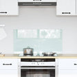 Vidaxl keukenachterwand melk 80 x 40 cm gehard glas