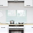 Vidaxl keukenachterwand melk 80 x 50 cm gehard glas