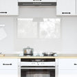Vidaxl keukenachterwand transparant 80 x 60 cm gehard glas