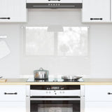 Vidaxl keukenachterwand transparant 80 x 60 cm gehard glas