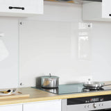 Vidaxl keukenachterwand transparant 80 x 60 cm gehard glas