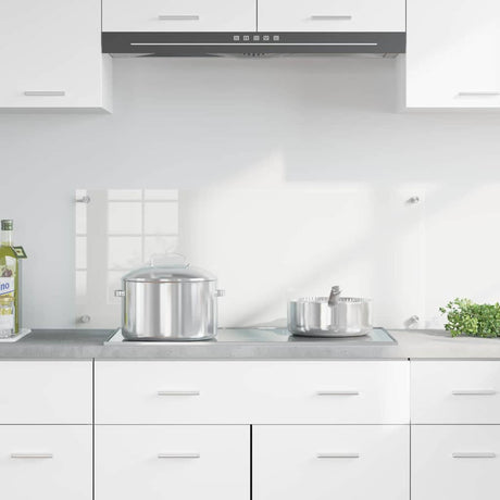 Vidaxl keukenachterwand transparant 100 x 40 cm gehard glas