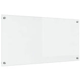 Vidaxl keuken achterwand doorzichtig 100 x 50 cm gehard glas