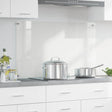 Vidaxl keukenachterwand transparant 100 x 60 cm gehard glas