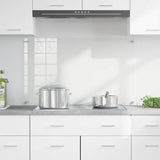 Vidaxl keuken achterwand doorzichtig 100 x 60 cm gehard glas