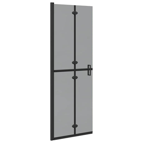 Vidaxl inloopdouchewand zwart 90 x 6.5 x 190 cm