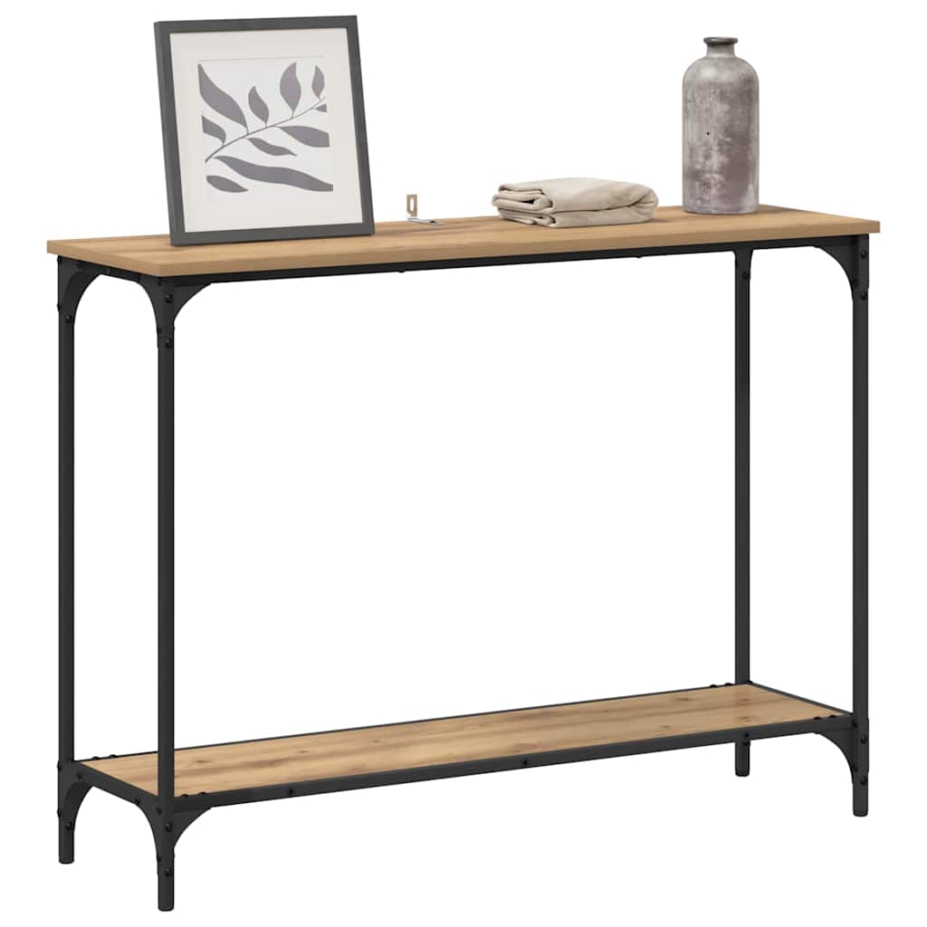 Vidaxl wandtafel artisanaal eikenkleurig 101 x 30.5 x 75 cm