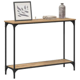 Vidaxl wandtafel artisanaal eikenkleurig 101 x 30.5 x 75 cm