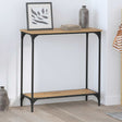 Vidaxl wandtafel artisanaal eikenkleurig 75 x 30.5 x 75 cm