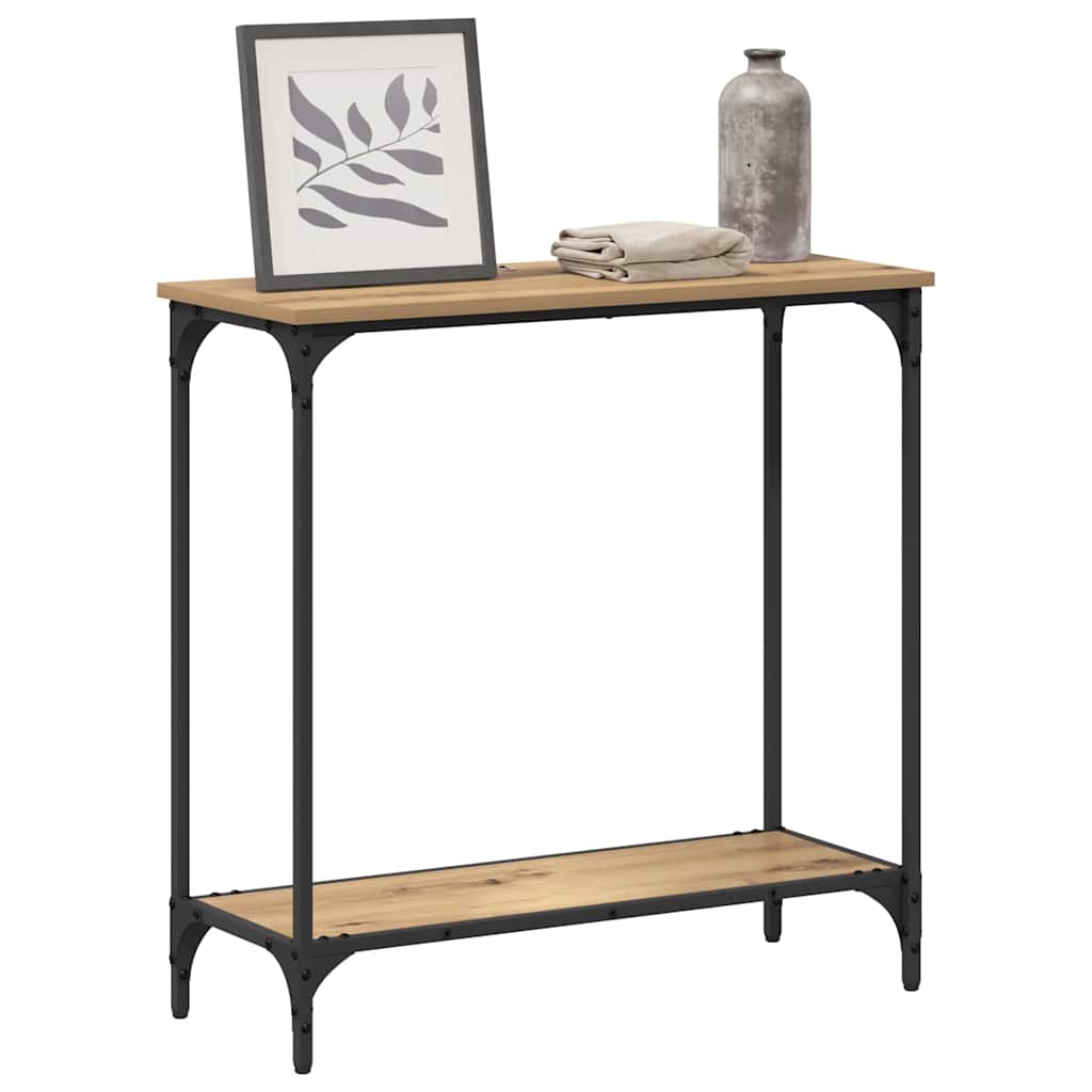 Vidaxl wandtafel artisanaal eikenkleurig 75 x 30.5 x 75 cm