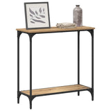 Vidaxl wandtafel artisanaal eikenkleurig 75 x 30.5 x 75 cm