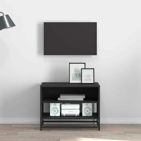 Vidaxl tv eenheden 61 x 40 x 46 cm zwart eiken bewerkt hout
