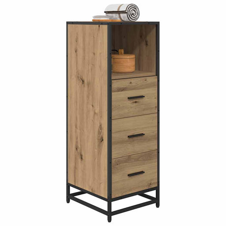 Vidaxl badkamermeubelset artisan eiken 35 x 37,5 x 100 cm bewerkt hout