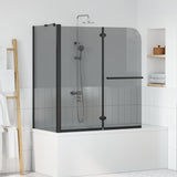 Vidaxl bi-vouw douche omheining donker transparant 120 x 67 x 129 cm