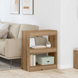 Vidaxl boekenkast 2-laags 60 x 30 x 72 cm bewerkt hout artisan eiken