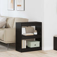 Vidaxl boekenkast 2-laags 60 x 30 x 72 cm bewerkt hout zwart eiken