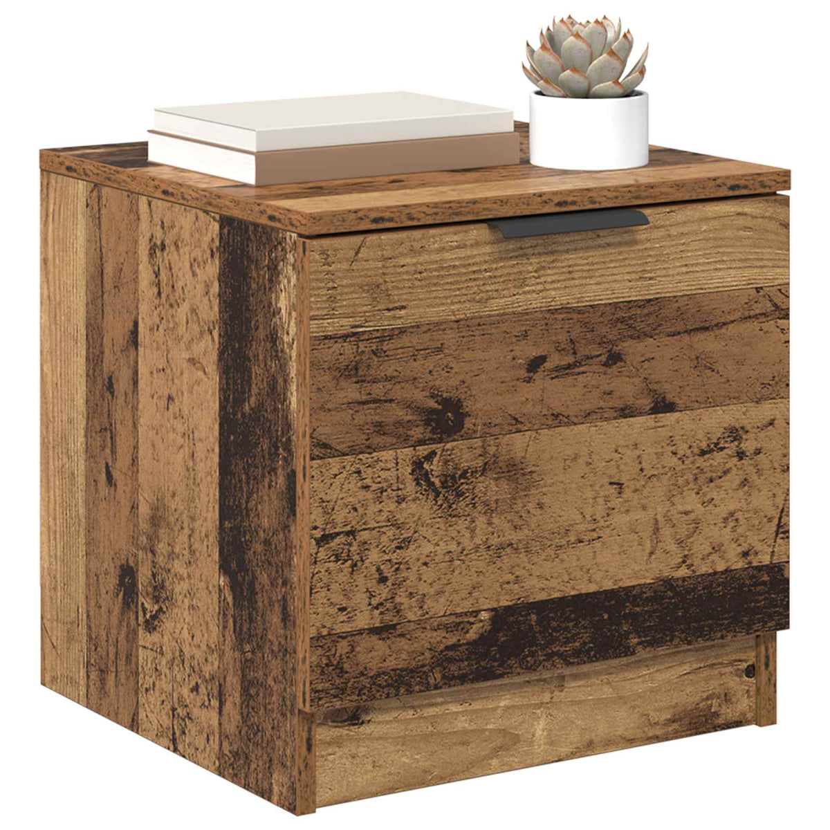 Vidaxl bed kast 2 st oudhout 40 x 39 x 40cm bewerkt hout