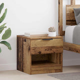 Vidaxl bed kast 2 st oudhout 40 x 39 x 40cm bewerkt hout