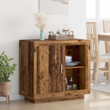 Vidaxl dressoir oudhout 80 x 40 x 75 cm bewerkt hout