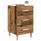 Vidaxl nachtkastje oudhout 40 x 40 x 66 cm bewerkt hout