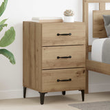 Vidaxl nachtkastje artisan eiken 40 x 40,5 x 66 cm bewerkt hout