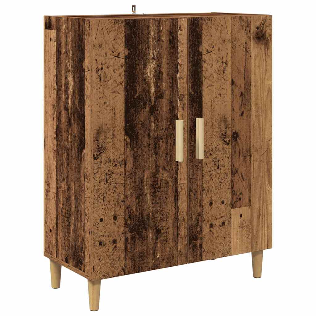 Vidaxl dressoir oud hout 69,5 x 34 x 90 cm bewerkt hout