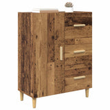 Vidaxl dressoir oud hout 34 x 69.5 x 90 cm bewerkt hout