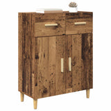 Vidaxl dressoir oud hout 34 x 69.5 x 89 cm bewerkt hout