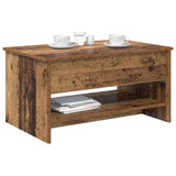Vidaxl salontafel oud hout 80 x 50,5 x 41,5 cm bewerkt hout
