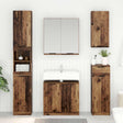 Vidaxl badkamer kast oud hout 64,5 x 33,5 x 59 cm bewerkt hout