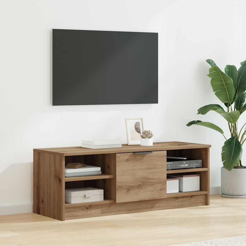 Vidaxl tv-kast 102 x 35 x 36,5 cm artisan eiken bewerkt hout