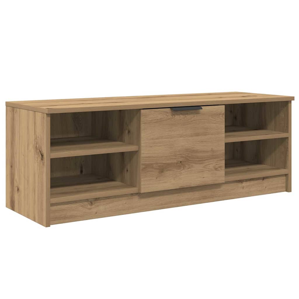 Vidaxl tv-kast 102 x 35 x 36,5 cm artisan eiken bewerkt hout