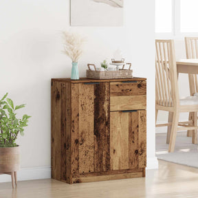 Vidaxl dressoir oudhout 60 x 30 x 70 cm bewerkt hout