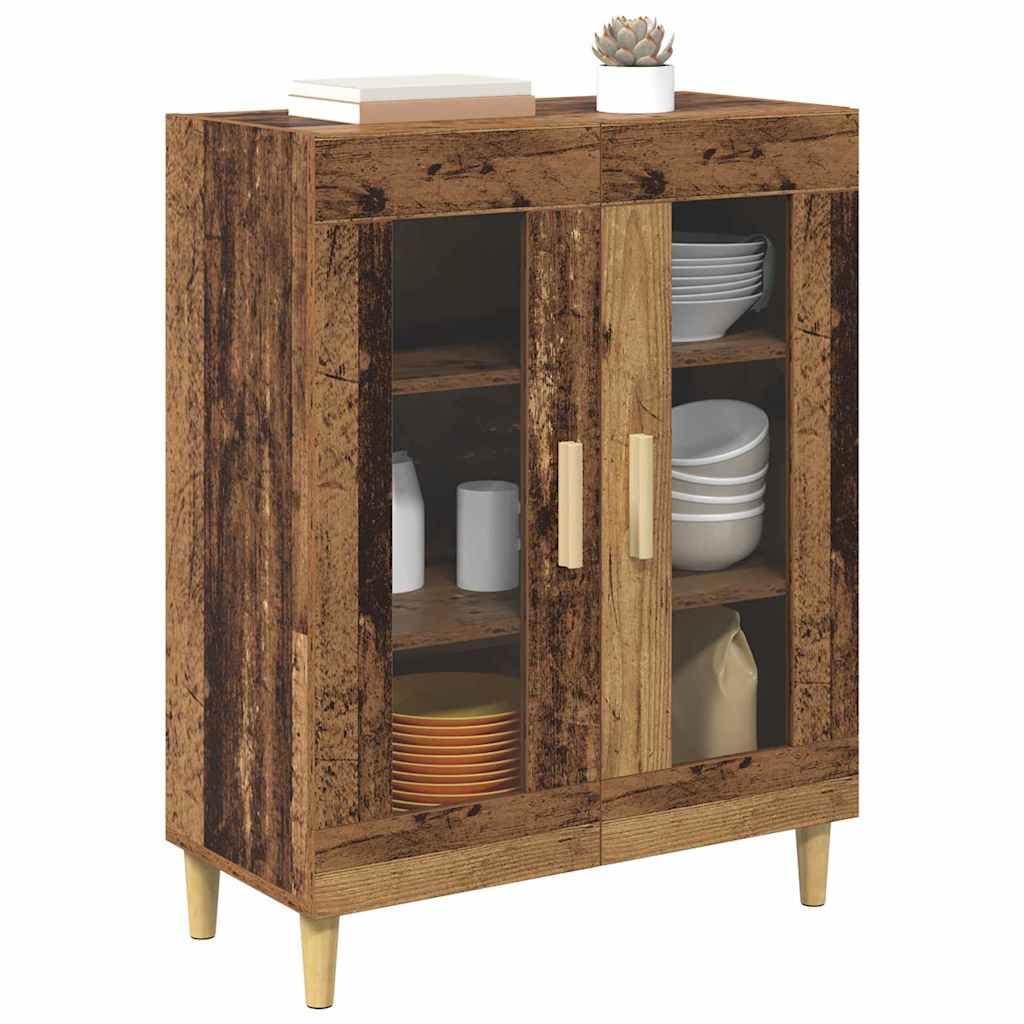 Vidaxl dressoir oud hout 69,5 x 34 x 90 cm bewerkt hout