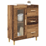 Vidaxl dressoir oud hout 69,5 x 34 x 90 cm bewerkt hout