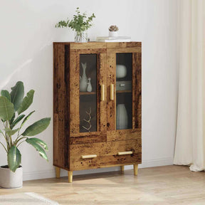 Vidaxl highboard oud hout 70 x 31 x 115 cm bewerkt hout