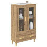 Vidaxl highboard artisan eiken 70 x 31 x 115 cm bewerkt hout