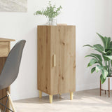 Vidaxl dressoir artisan eiken 34,5 x 34 x 90 cm bewerkt hout