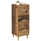 Vidaxl dressoir oud hout 34.5 x 34 x 90 cm bewerkt hout