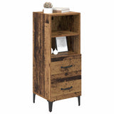 Vidaxl dressoir oud hout 34 x 34.5 x 90 cm bewerkt hout