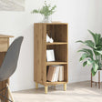 Vidaxl dressoir artisan eiken 34,5 x 32,5 x 90 cm bewerkt hout
