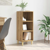 Vidaxl dressoir artisan eiken 34,5 x 32,5 x 90 cm bewerkt hout