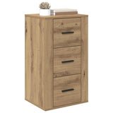 Vidaxl dressoir artisan eiken 40 x 33 x 70 cm bewerkt hout