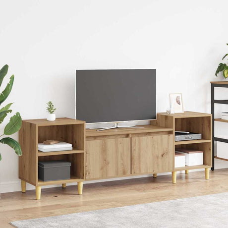 Vidaxl tv-kast 160 x 35 x 55 cm artisan eiken bewerkt hout