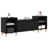 Vidaxl tv-kast 160 x 35 x 55 cm zwart eiken bewerkt hout