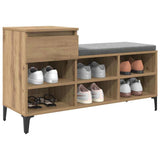 Vidaxl schoenenkast met lade artisanaal eikenkleurig 102 x 36 x 60 cm